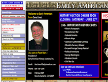 Tablet Screenshot of earlyamerican.com